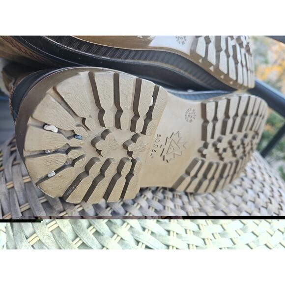 Sorel Boots Mens 12 Brown Crusader Sherpa Lined Winter Canada wool - Picture 9 of 14